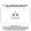 6 X 12 Full Size Aluminum License Plate for Cars and Trucks  Thumbnail