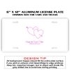 6 X 12 Full Size Aluminum License Plate for Cars and Trucks  Thumbnail
