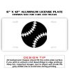 6 X 12 Full Size Aluminum License Plate for Cars and Trucks  Thumbnail