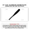 6 X 12 Full Size Aluminum License Plate for Cars and Trucks  Thumbnail