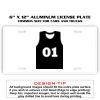 6 X 12 Full Size Aluminum License Plate for Cars and Trucks  Thumbnail