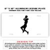 6 X 12 Full Size Aluminum License Plate for Cars and Trucks  Thumbnail