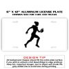 6 X 12 Full Size Aluminum License Plate for Cars and Trucks  Thumbnail