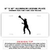 6 X 12 Full Size Aluminum License Plate for Cars and Trucks  Thumbnail