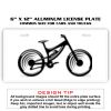 6 X 12 Full Size Aluminum License Plate for Cars and Trucks  Thumbnail