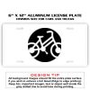 6 X 12 Full Size Aluminum License Plate for Cars and Trucks  Thumbnail