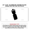 6 X 12 Full Size Aluminum License Plate for Cars and Trucks  Thumbnail