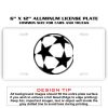 6 X 12 Full Size Aluminum License Plate for Cars and Trucks  Thumbnail