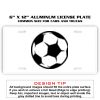 6 X 12 Full Size Aluminum License Plate for Cars and Trucks  Thumbnail