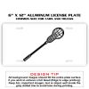 6 X 12 Full Size Aluminum License Plate for Cars and Trucks  Thumbnail