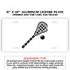 6 X 12 Full Size Aluminum License Plate for Cars and Trucks  Thumbnail