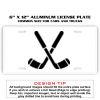 6 X 12 Full Size Aluminum License Plate for Cars and Trucks  Thumbnail