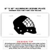 6 X 12 Full Size Aluminum License Plate for Cars and Trucks  Thumbnail