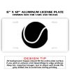 6 X 12 Full Size Aluminum License Plate for Cars and Trucks  Thumbnail