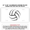 6 X 12 Full Size Aluminum License Plate for Cars and Trucks  Thumbnail