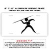 6 X 12 Full Size Aluminum License Plate for Cars and Trucks  Thumbnail