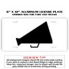 6 X 12 Full Size Aluminum License Plate for Cars and Trucks  Thumbnail