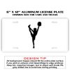 6 X 12 Full Size Aluminum License Plate for Cars and Trucks  Thumbnail