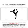 6 X 12 Full Size Aluminum License Plate for Cars and Trucks  Thumbnail