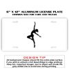 6 X 12 Full Size Aluminum License Plate for Cars and Trucks  Thumbnail
