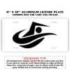 6 X 12 Full Size Aluminum License Plate for Cars and Trucks  Thumbnail