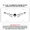6 X 12 Full Size Aluminum License Plate for Cars and Trucks  Thumbnail