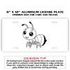 6 X 12 Full Size Aluminum License Plate for Cars and Trucks  Thumbnail