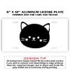 6 X 12 Full Size Aluminum License Plate for Cars and Trucks  Thumbnail