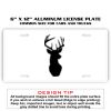 6 X 12 Full Size Aluminum License Plate for Cars and Trucks  Thumbnail