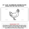 6 X 12 Full Size Aluminum License Plate for Cars and Trucks  Thumbnail