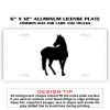 6 X 12 Full Size Aluminum License Plate for Cars and Trucks  Thumbnail