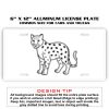 6 X 12 Full Size Aluminum License Plate for Cars and Trucks  Thumbnail