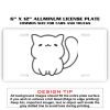 6 X 12 Full Size Aluminum License Plate for Cars and Trucks  Thumbnail
