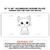 6 X 12 Full Size Aluminum License Plate for Cars and Trucks  Thumbnail