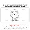 6 X 12 Full Size Aluminum License Plate for Cars and Trucks  Thumbnail