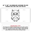 6 X 12 Full Size Aluminum License Plate for Cars and Trucks  Thumbnail