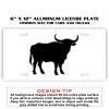 6 X 12 Full Size Aluminum License Plate for Cars and Trucks  Thumbnail