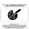 6 X 12 Full Size Aluminum License Plate for Cars and Trucks  Thumbnail