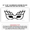6 X 12 Full Size Aluminum License Plate for Cars and Trucks  Thumbnail