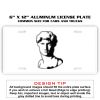 6 X 12 Full Size Aluminum License Plate for Cars and Trucks  Thumbnail