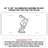 6 X 12 Full Size Aluminum License Plate for Cars and Trucks  Thumbnail