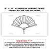 6 X 12 Full Size Aluminum License Plate for Cars and Trucks  Thumbnail