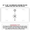 6 X 12 Full Size Aluminum License Plate for Cars and Trucks  Thumbnail