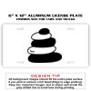 6 X 12 Full Size Aluminum License Plate for Cars and Trucks  Thumbnail