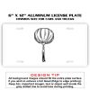 6 X 12 Full Size Aluminum License Plate for Cars and Trucks  Thumbnail