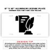 6 X 12 Full Size Aluminum License Plate for Cars and Trucks  Thumbnail