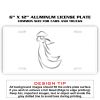 6 X 12 Full Size Aluminum License Plate for Cars and Trucks  Thumbnail
