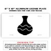 6 X 12 Full Size Aluminum License Plate for Cars and Trucks  Thumbnail