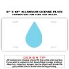 6 X 12 Full Size Aluminum License Plate for Cars and Trucks  Thumbnail
