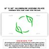 6 X 12 Full Size Aluminum License Plate for Cars and Trucks  Thumbnail